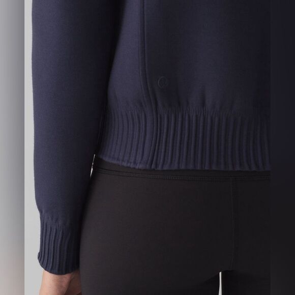 Lululemon NTS Jacket Spacer Stretch in Midnight Navy / Black RARE - Picture 8 of 11